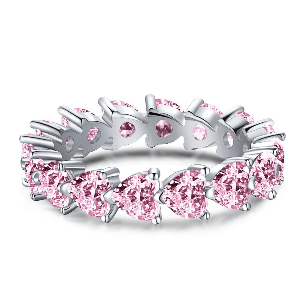 Women's Fashion Sterling Silver Ring with Zircon