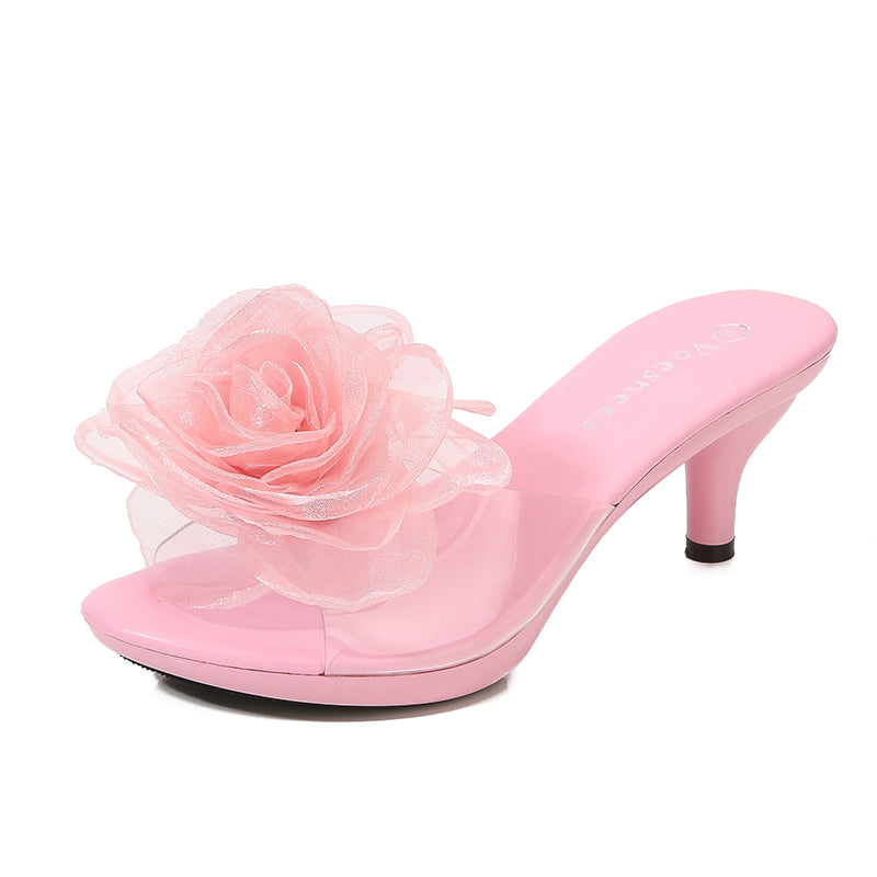 Transparent Stiletto High Heel Women's Shoes