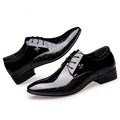 Shiny Lace-Up Fashion Dress Shoes for Women