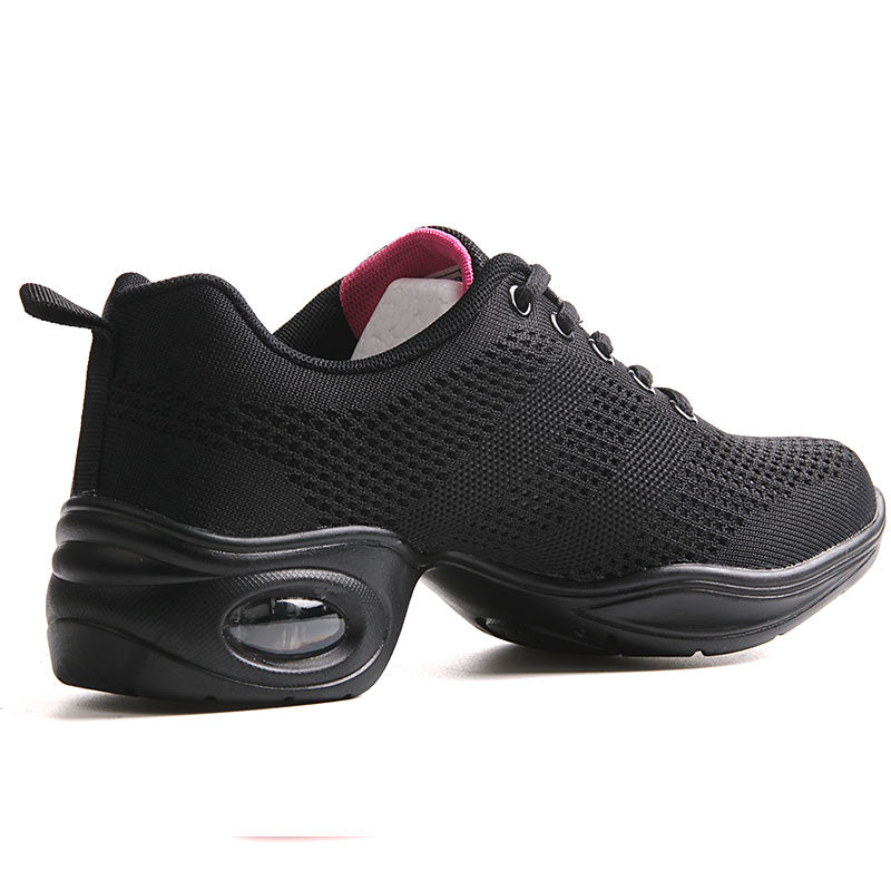 Red Flyknit Jazz Dance Shoes for Adult Women