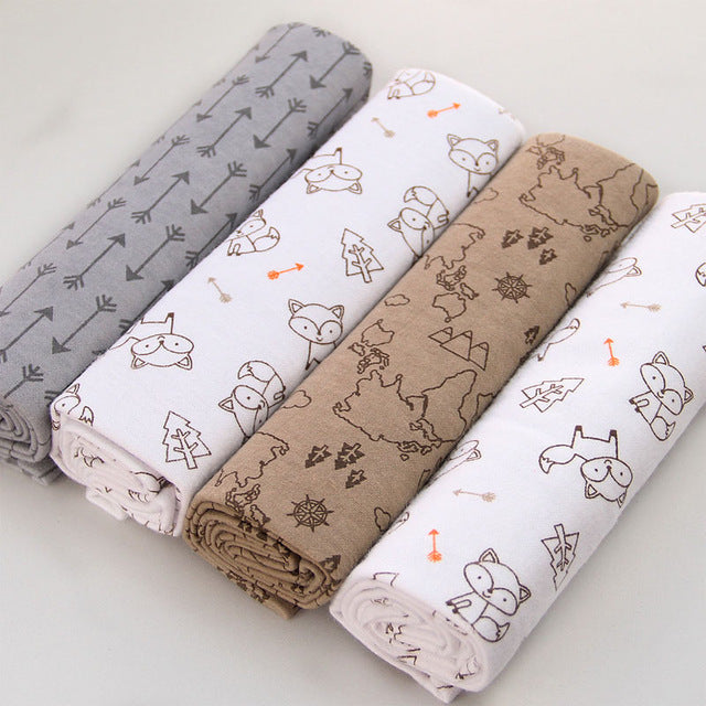 Set of 4 Baby Sheets