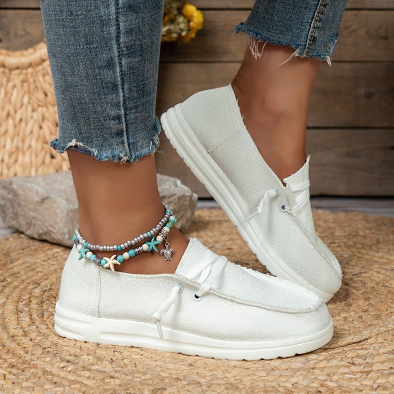 Casual Lightweight Slip-On Canvas Shoes for Women