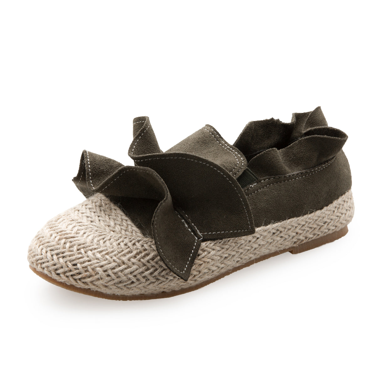 Suede Flat Shoes for Women (Slip-On Style)