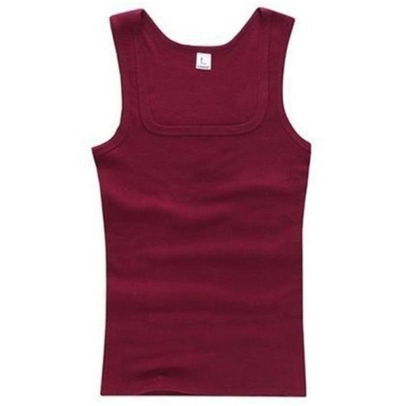 Men's Casual Cotton Vest for Gym Exercise and Comfort