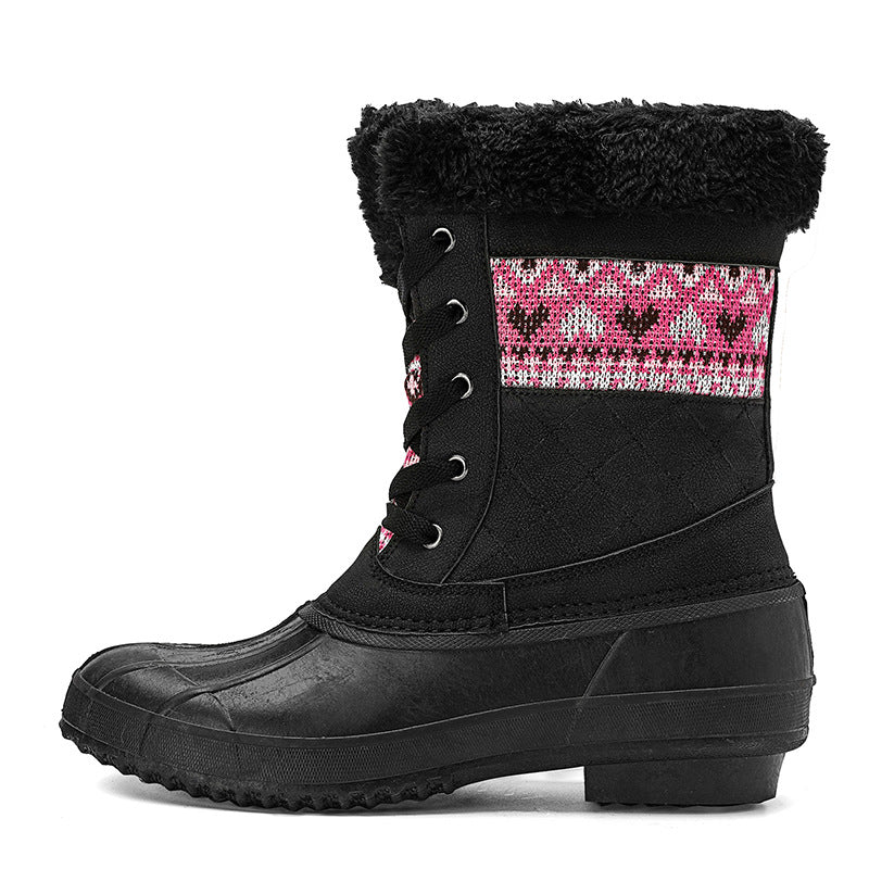 Winter High-Top Non-Slip Hiking Shoes for Women