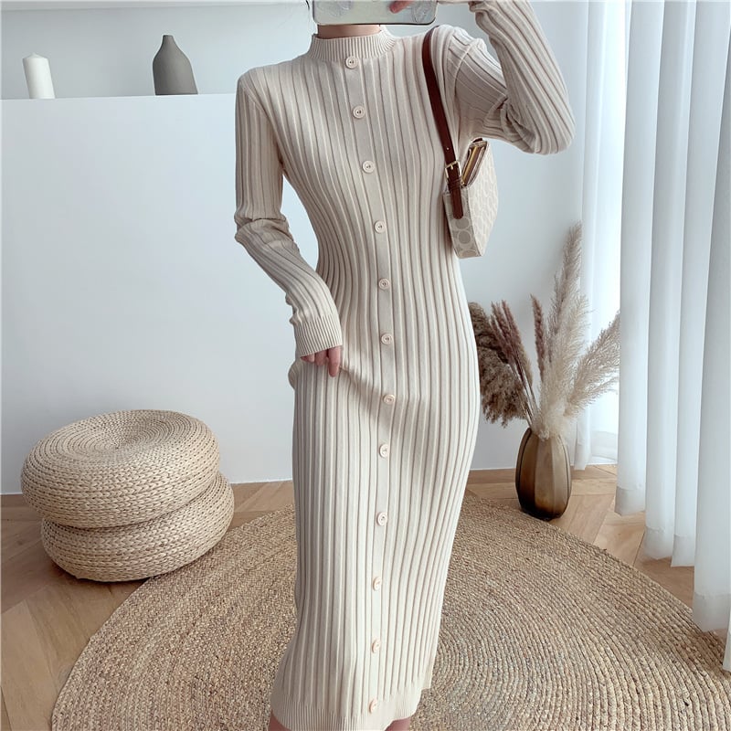 Korean Autumn Winter Knitted Skirt Collection