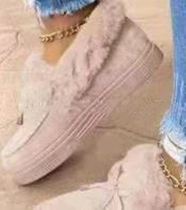 Winter Thick Sole Warm Cotton Shoes for Women