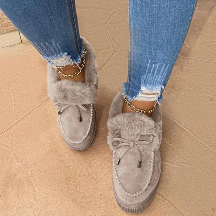 Winter Thick Sole Warm Cotton Shoes for Women