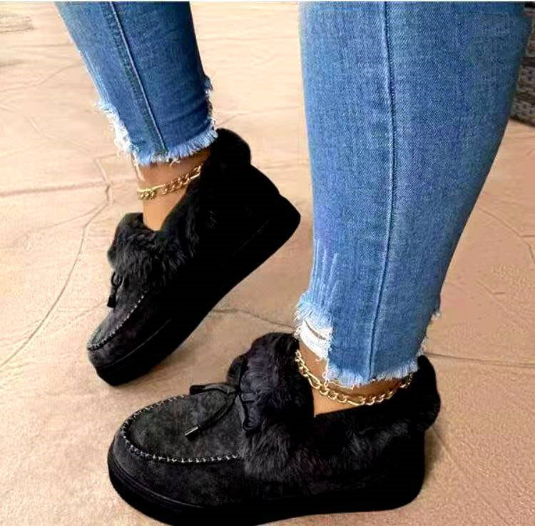 Winter Thick Sole Warm Cotton Shoes for Women