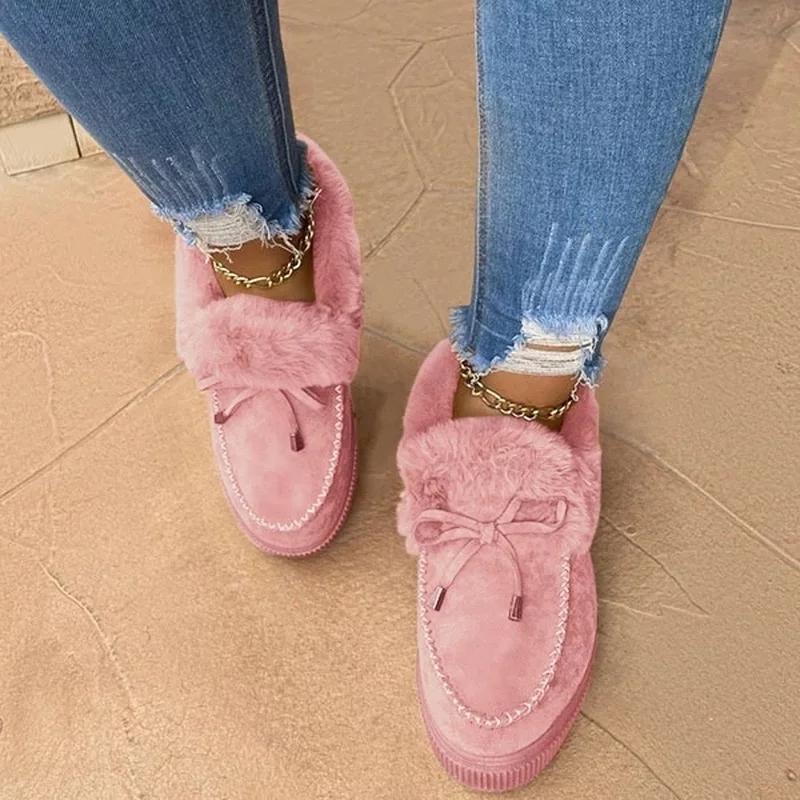 Winter Thick Sole Warm Cotton Shoes for Women