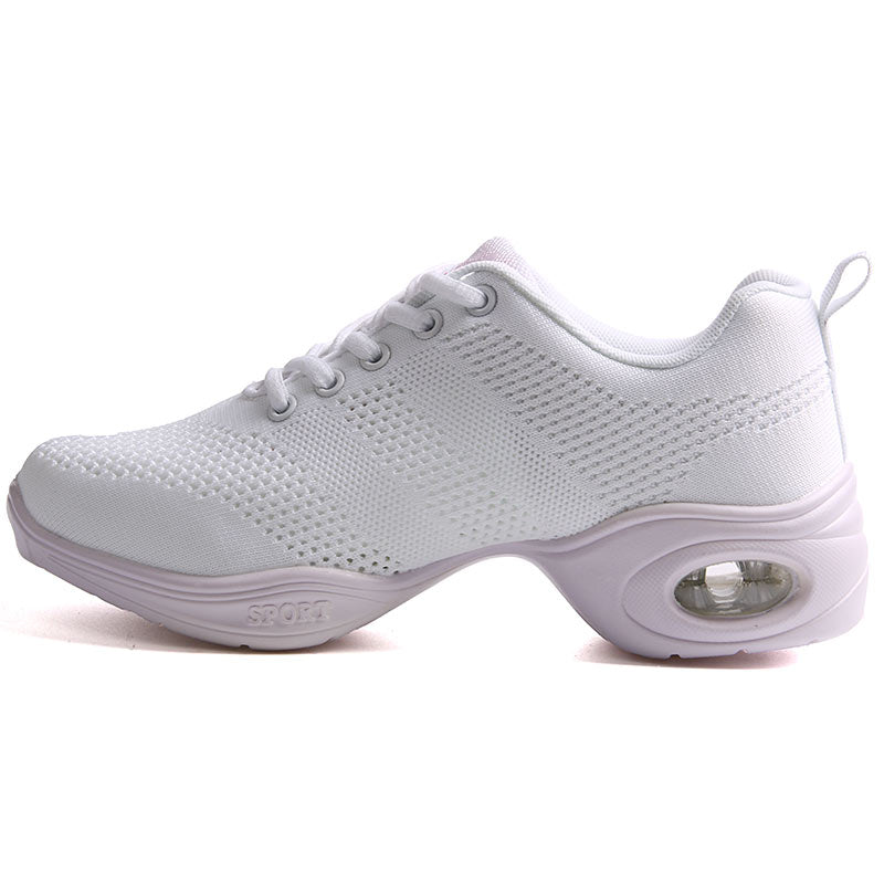 Red Flyknit Jazz Dance Shoes for Adult Women