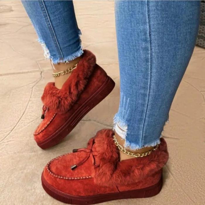 Winter Thick Sole Warm Cotton Shoes for Women