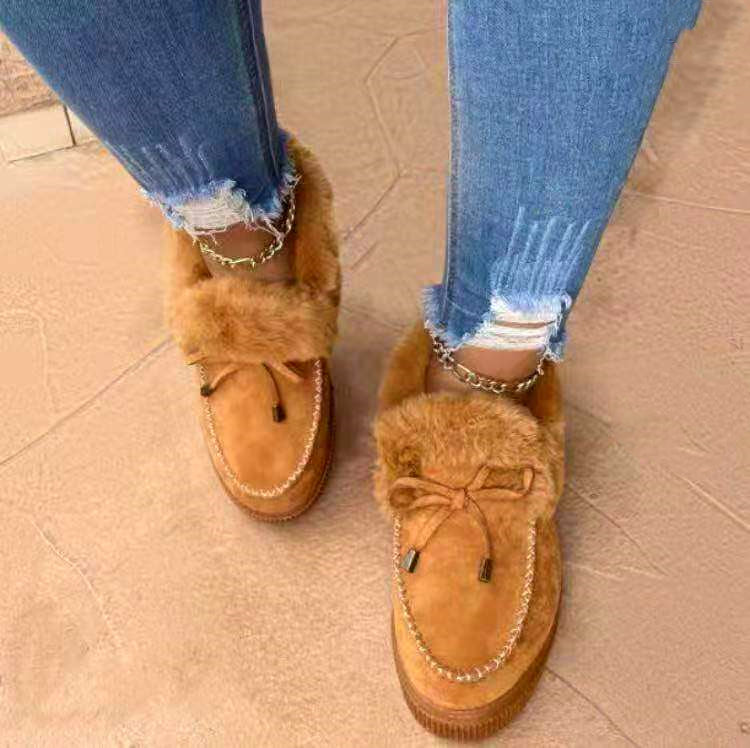 Winter Thick Sole Warm Cotton Shoes for Women