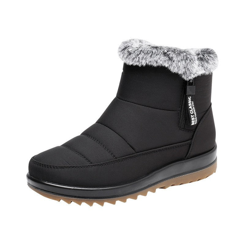Thick Thermal Cotton Boots with Non-slip Waterproof Sole
