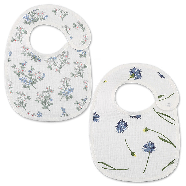 Thin Kids' Bib - Pure Cotton Waterproof Gauze Towel