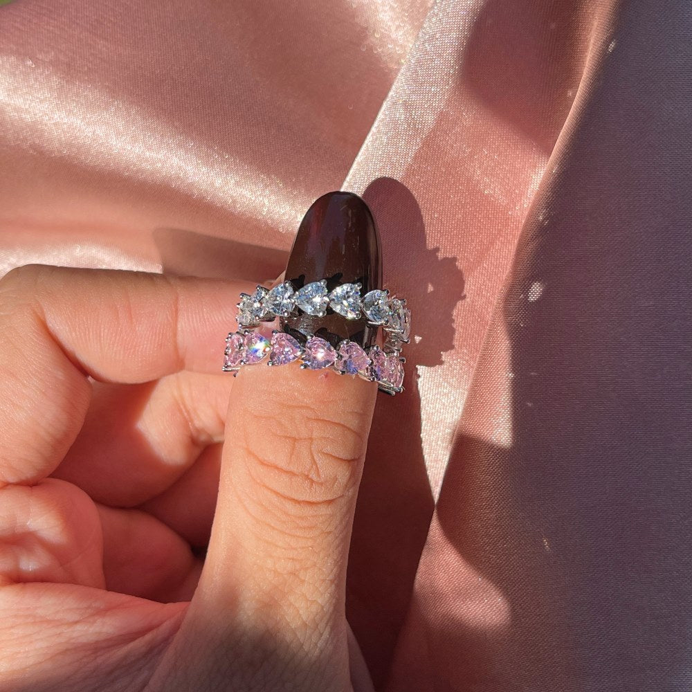 Women's Fashion Sterling Silver Ring with Zircon