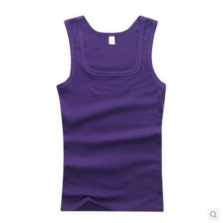 Men's Casual Cotton Vest for Gym Exercise and Comfort