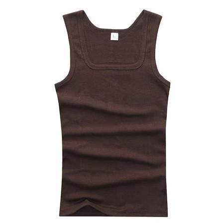 Men's Casual Cotton Vest for Gym Exercise and Comfort