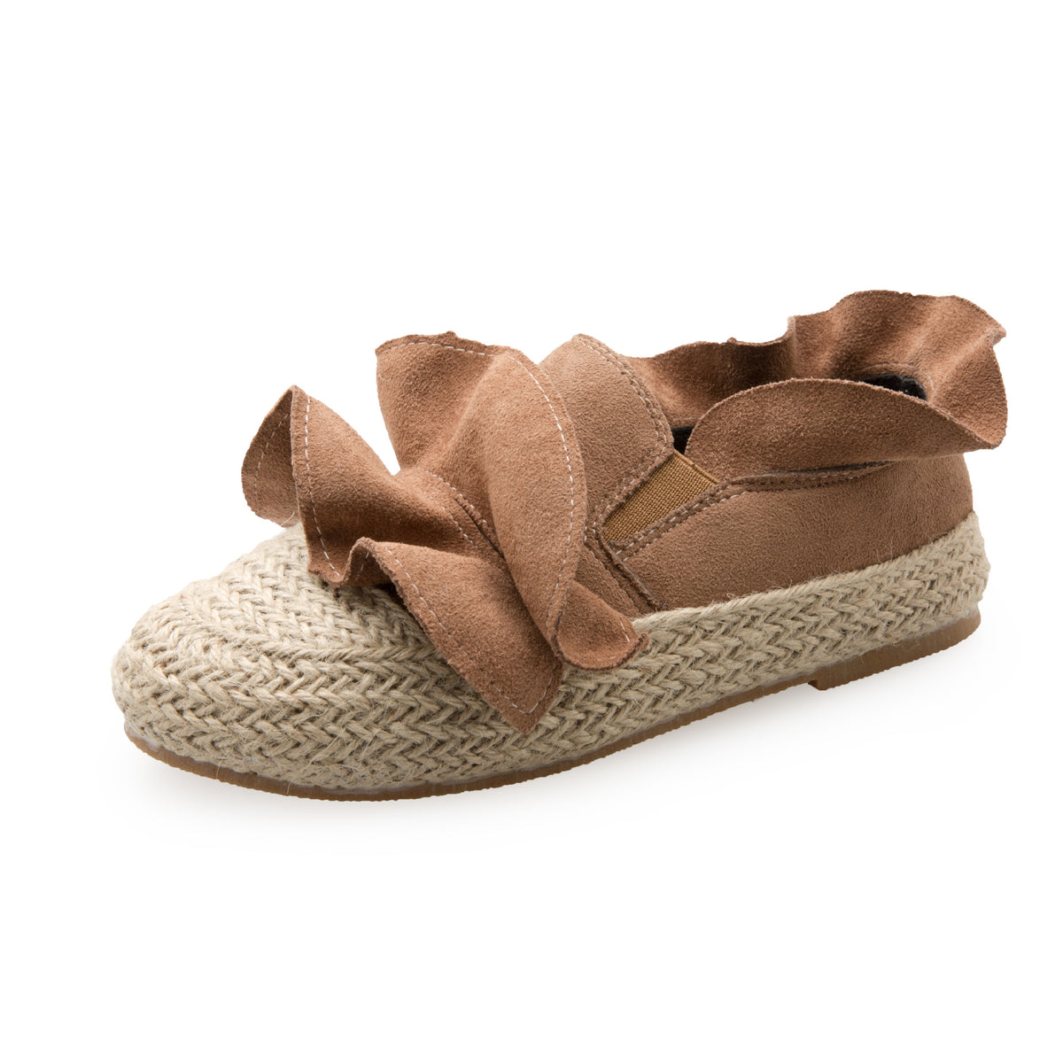 Suede Flat Shoes for Women (Slip-On Style)
