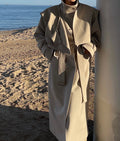 Temperament Commuter Solid Color Windbreaker Jacket