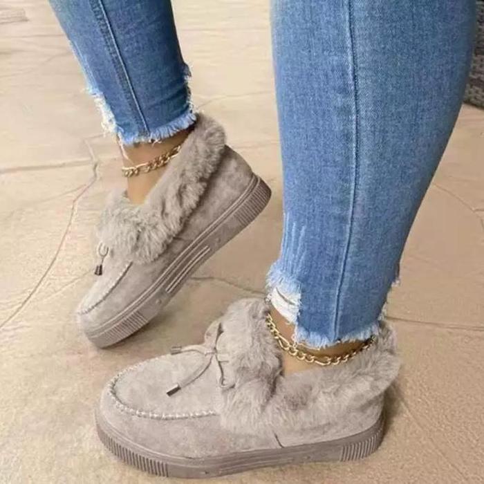 Winter Thick Sole Warm Cotton Shoes for Women