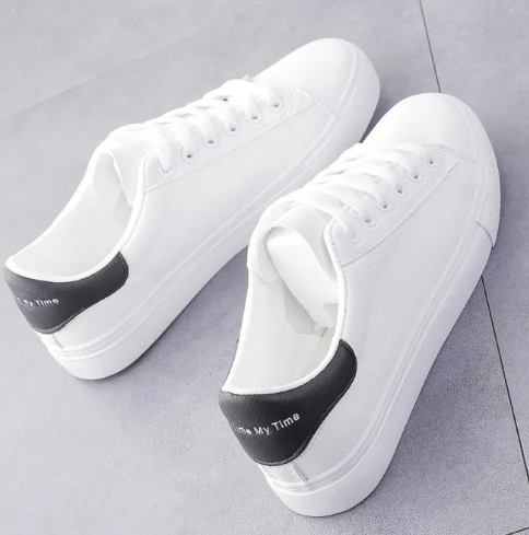 Flat Shoes, Cat Shoes, White Sneakers