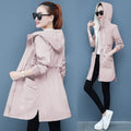 Slim Loose Mid-Length Windbreaker for Women