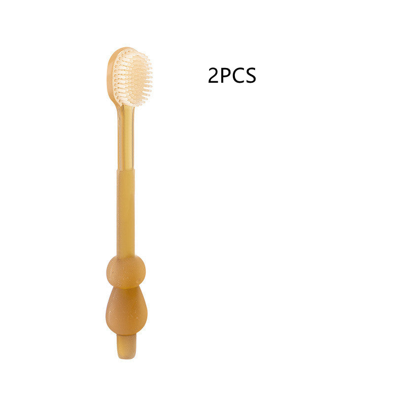 Silicone Baby Toothbrush for Oral Cleaning and Care