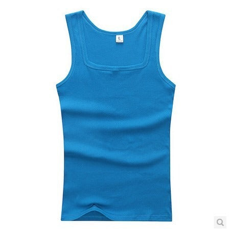 Men's Casual Cotton Vest for Gym Exercise and Comfort