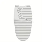 Universal Cotton Baby Blanket with Adjustable Swaddle