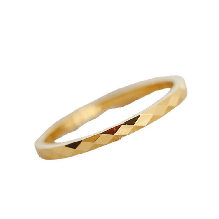 Exquisite Multi-section Prismatic Ring