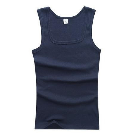 Men's Casual Cotton Vest for Gym Exercise and Comfort