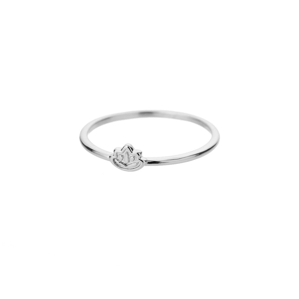 Geometric Heart-Shaped Zircon Open Ring for Women