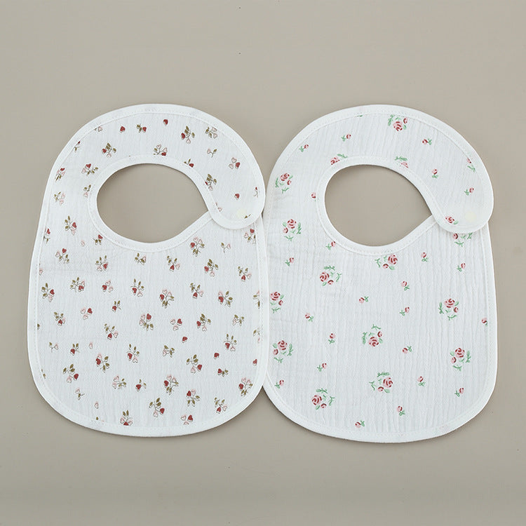 Thin Kids' Bib - Pure Cotton Waterproof Gauze Towel